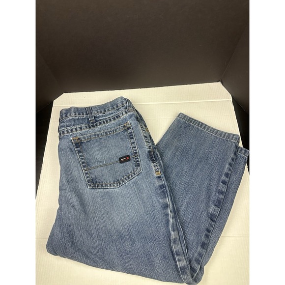 Ariat Other - Ariat FR M3 Jeans Mens 46x30 Loose Straight Light Blue Denim Work Fire Resistant